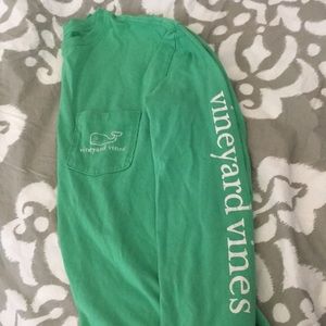 Green Vineyard Vines Long Sleeve T-shirt